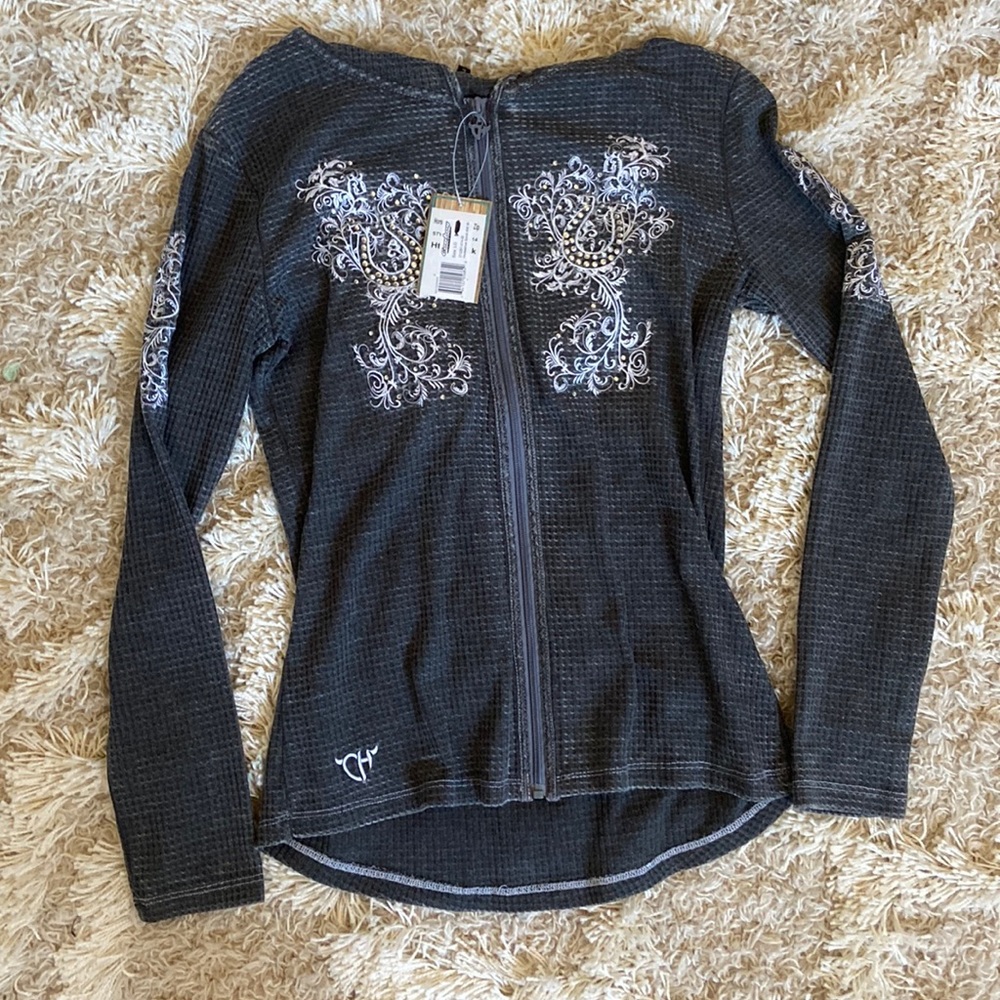 Cowgirl Hardware Zip Hoodie